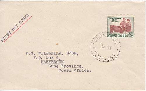 Australia FDC Young Farmers Cubs (Aging)