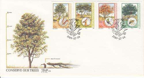 Bophuthatswana FDC No. 1.34 Conserve Our Trees