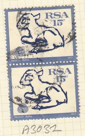 RSA Pair of  15c Lamb Stamps