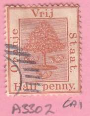 OFS Half Penny Stamp Intresting Post Mark