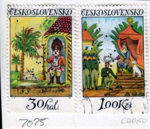 Czechoslovakia Two Stamps. As Image.