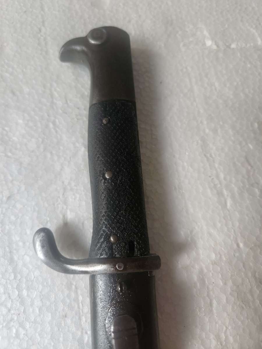 KS98 German bayonet and bandolier