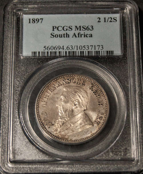 1897 2.5 Shillings - PCGS MS63