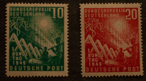 1949 BRD (Germany)  First Issues MNH