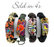 BRIGHTLY-COLOURED MEN'S BRACELETS