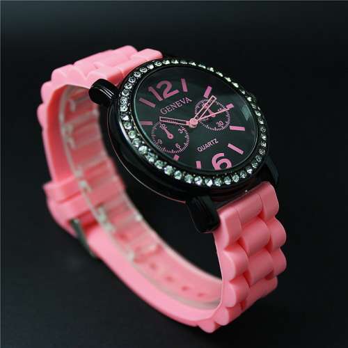 Geneva Ladies fashion watch Pink