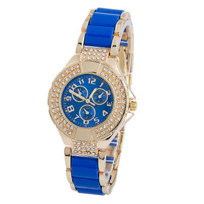Geneva ladies fashion watch BLUE