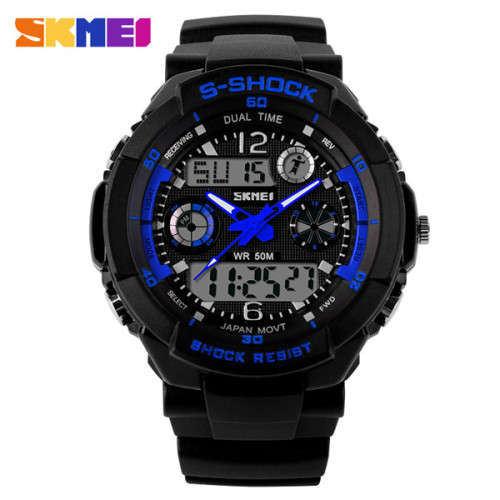 SKMEI Men's 5ATM WATER RESISTANT Sports Watch
