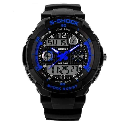 SKMEI Men's 5ATM WATER RESISTANT Sports Watch