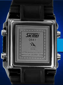 Skmei 3ATM Water Resistant LED Watch White