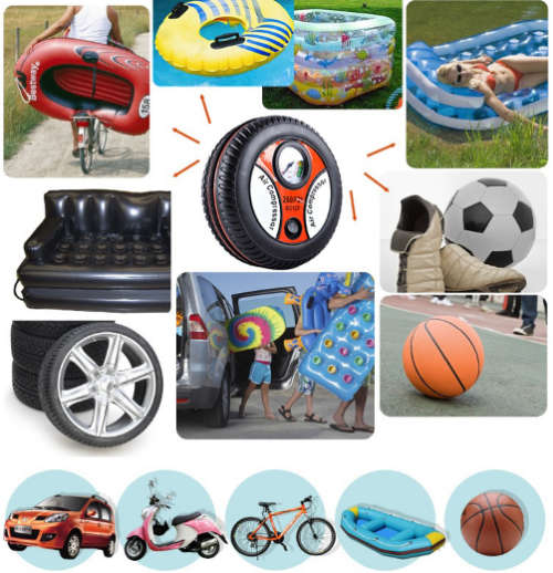 12V Car Auto Electric Pump Air Compressor Portable Tire Inflator 260PSI Auto car pump