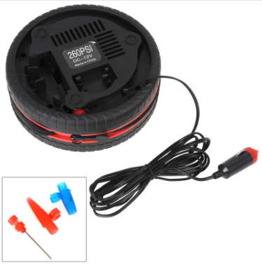 12V Car Auto Electric Pump Air Compressor Portable Tire Inflator 260PSI Auto car pump