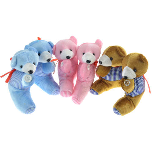 A Pair Tieback Little Bear Curtain Buckle