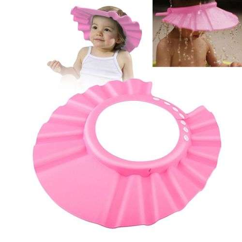 Adjustable baby shower cap