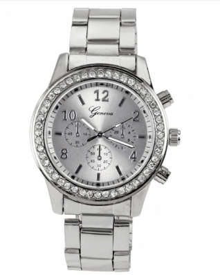 Geneva Women's fashion watch SILVER