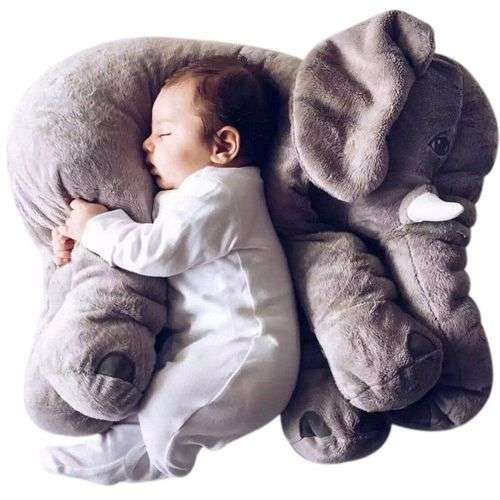 Baby elephant pillow Grey