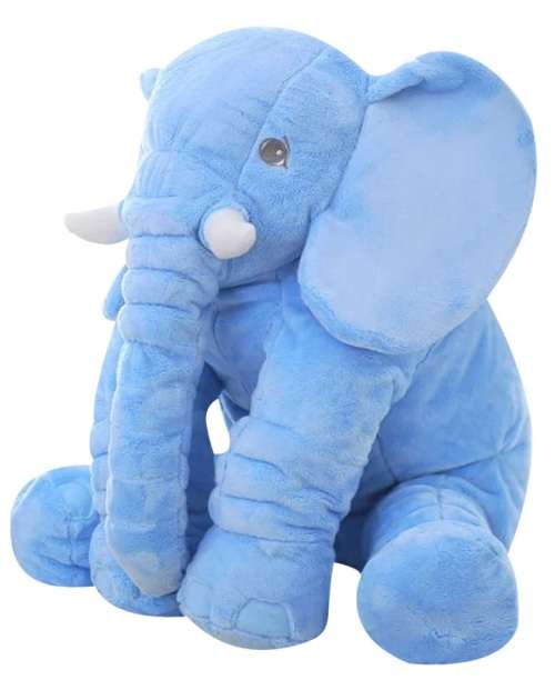 Baby elephant pillow Blue