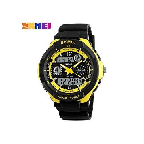 Skmei Men's Water Resistant Watch Yellow