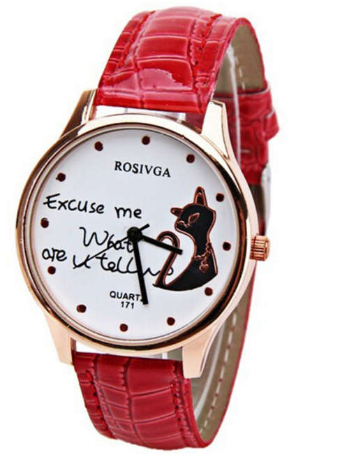 Red Rosivga Womens Watch