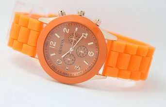 Geneva women's watch Orange