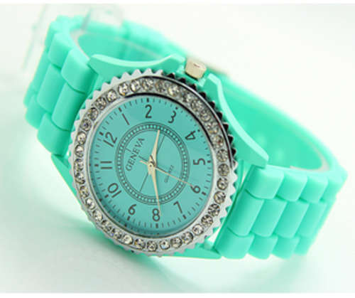 Geneva women's watch mint Green