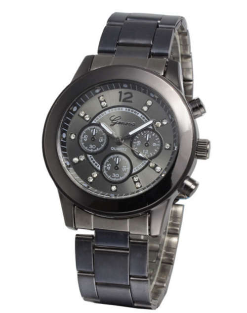 Geneva Women's fashion watch Black