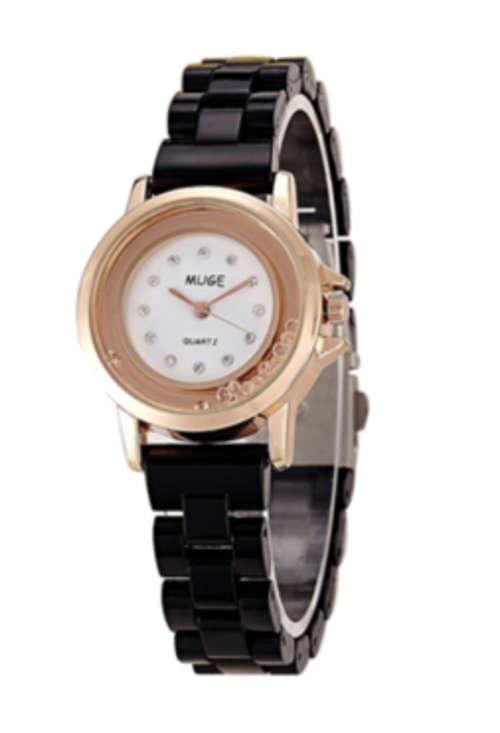 Muge Ladies Fashion Watch Black