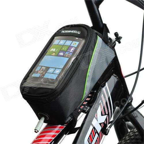 5.5 inch Outdoor Cycling Sport Bicycle Bike Handlebar Bag For Screen Mobile Cell Phone Waterproof