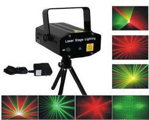 Mini Stage Laser Light with 6 different patterns!!! Quality Guaranteed!!!