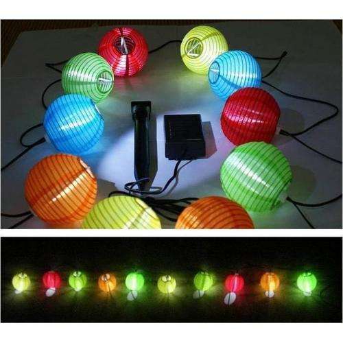 6 ON AUCTION!!! 10LED Solar lantern String Garden Lights