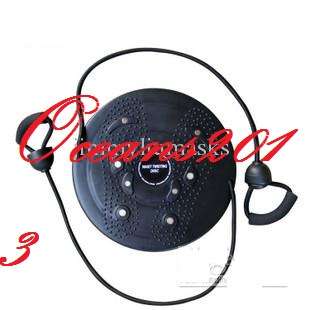 Waist Twisting Disc with Rope (Colour: Black)