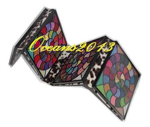 Romantic Color Eyeshadow Kit with Lipgloss (Easy Purse like Foldable Kit)