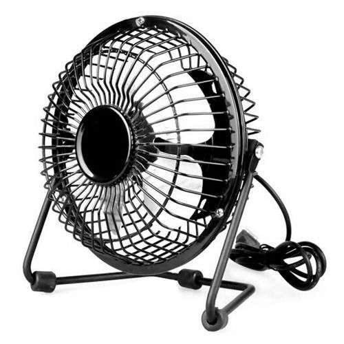 Mini Portable Super Mute Laptop Computer PC Metal USB Cooler Cooling Desktop Fan