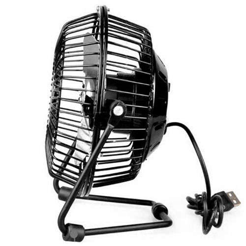 Mini Portable Super Mute Laptop Computer PC Metal USB Cooler Cooling Desktop Fan