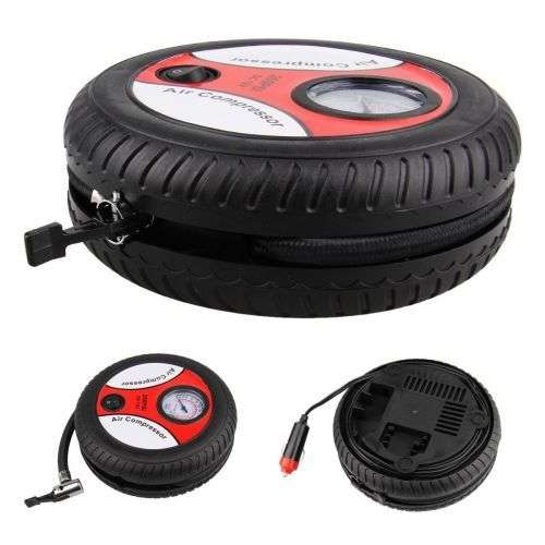 260PSI DC 12V Portable Electric Auto Car Mini Tire Inflator Pump Air Compressor
