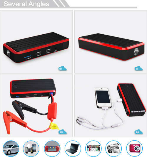 T6 Car Multi-function Jump Starter Emergency Start Power Bank
