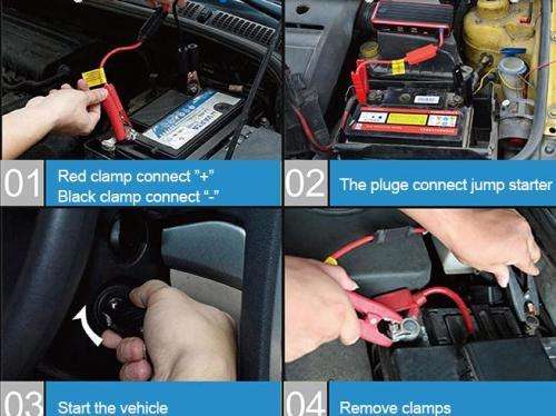 T6 Car Multi-function Jump Starter Emergency Start Power Bank