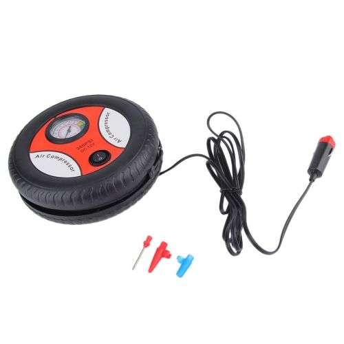 260PSI DC 12V Portable Electric Auto Car Mini Tire Inflator Pump Air Compressor