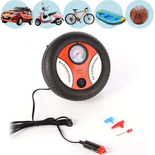 260PSI DC 12V Portable Electric Auto Car Mini Tire Inflator Pump Air Compressor