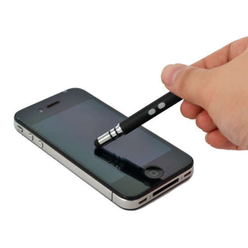 Mini Capacitive Stylus + Torch + Laser Pointer