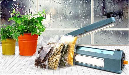 SF-200 Impulse Sealer Heating Sealing Machine Heating Sealing Plastic Bag Closer