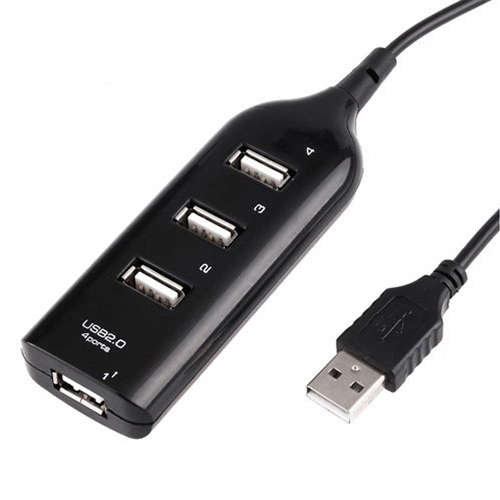 4-Port USB Hub Splitter Plug And Play
