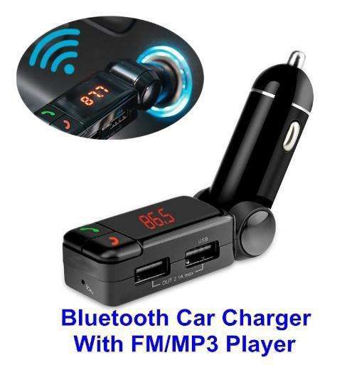 LCD Bluetooth Charger with handfree MP3 Player/ FM Radio Adapter Transmitter USB Charger