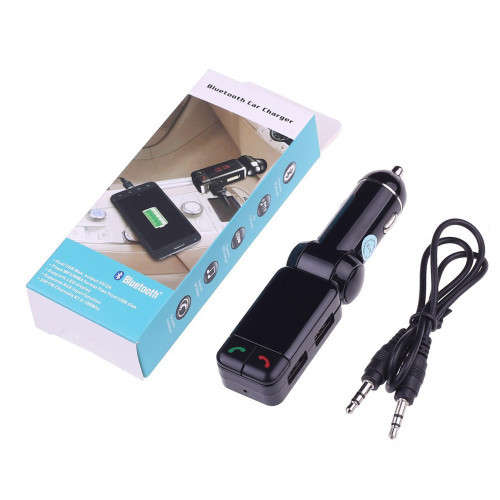 LCD Bluetooth Charger with handfree MP3 Player/ FM Radio Adapter Transmitter USB Charger