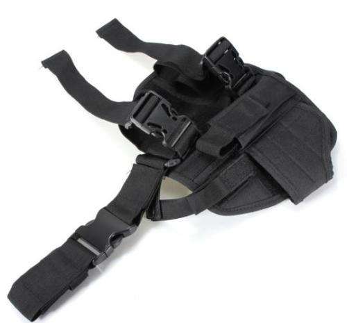Outdoor Hunting Tactical Holster Puttee Nylon Holster Quick Release Buckle Pouch