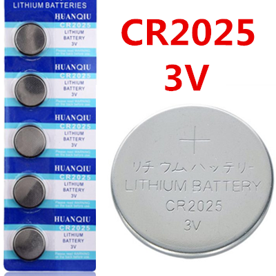 CR2025 3V Lithium Battery 5pcs