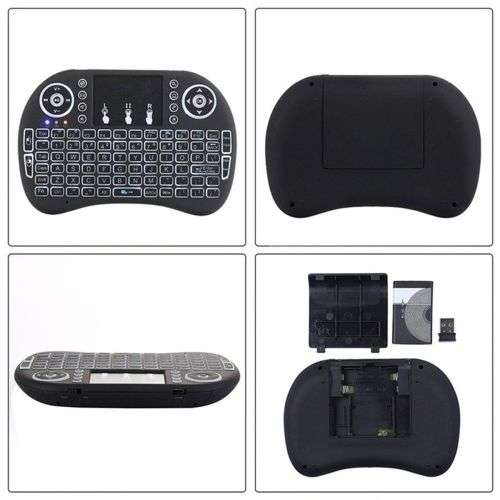 Mini Backlit Wireless Touchpad Keyboard Air Mouse