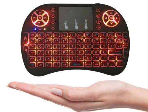 Mini Backlit Wireless Touchpad Keyboard Air Mouse