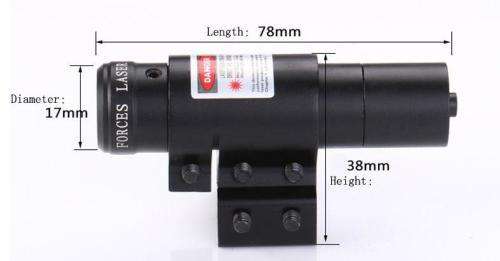 Tactical Red Laser Sight Housing Infrared Targeting Laser Sights with Rail Mount