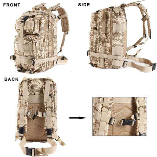 Outdoor Sport Camping Trekking Hiking Bag Military Tactical Rucksacks